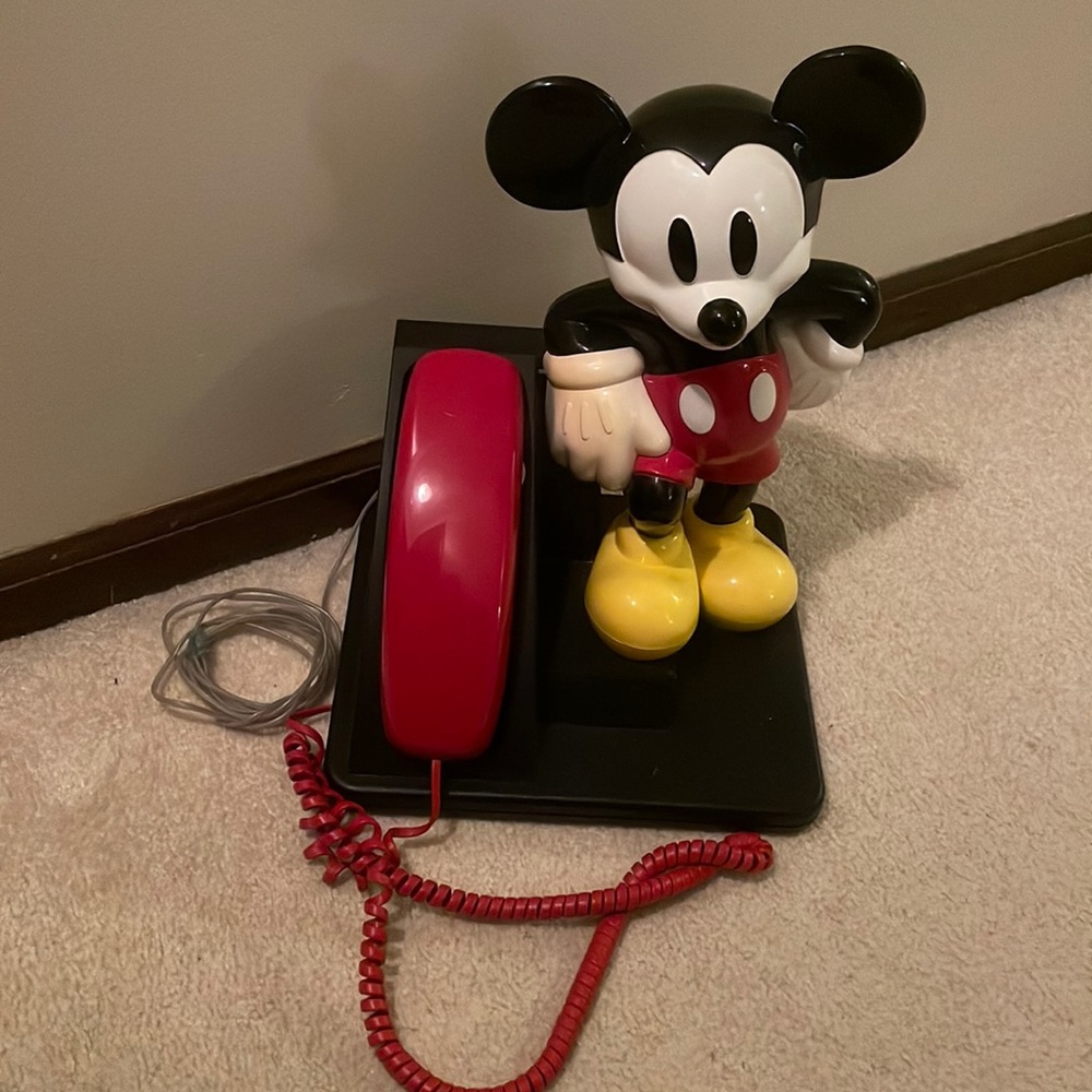 Mickey Mouse Vintage 1990s corded Landline